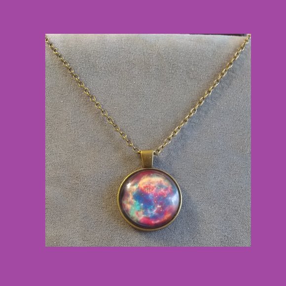 New: Galaxy picture Necklace - Picture 1 of 1